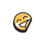 Sticker Smile SVG Icon